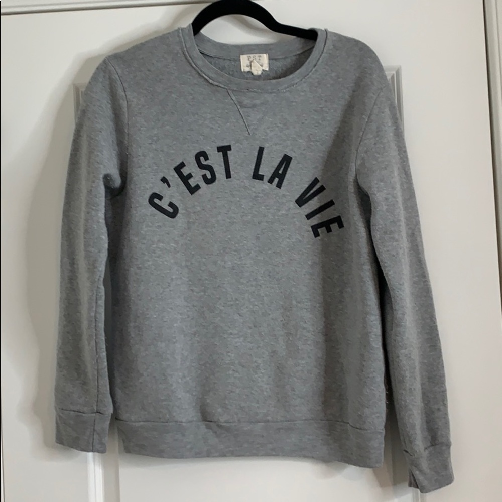 Cest la vie sweatshirt